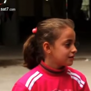 Une petite fille chrétienne interviewée en Irak…
