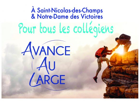 RENTRÉE D’AVANCE AU LARGE – Aumônerie collégiens RENTRÉE D’AVANCE AU LARGE – Aumônerie collégiens