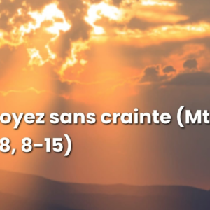 Dieu nous veut vivant