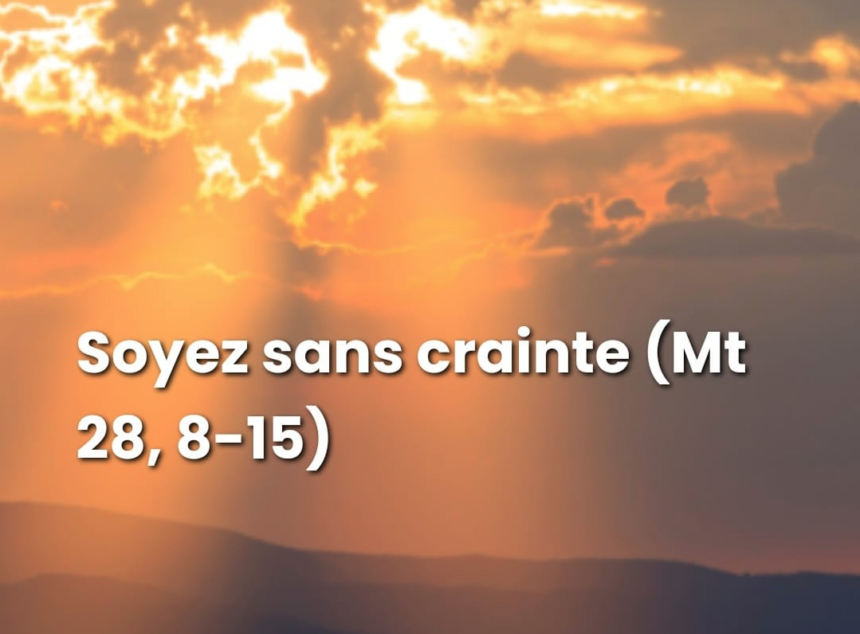 Dieu nous veut vivant